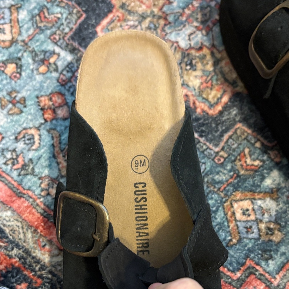 Cushionaire Granola 2 Suede Platform Clog Size 9 - Picture 9 of 11